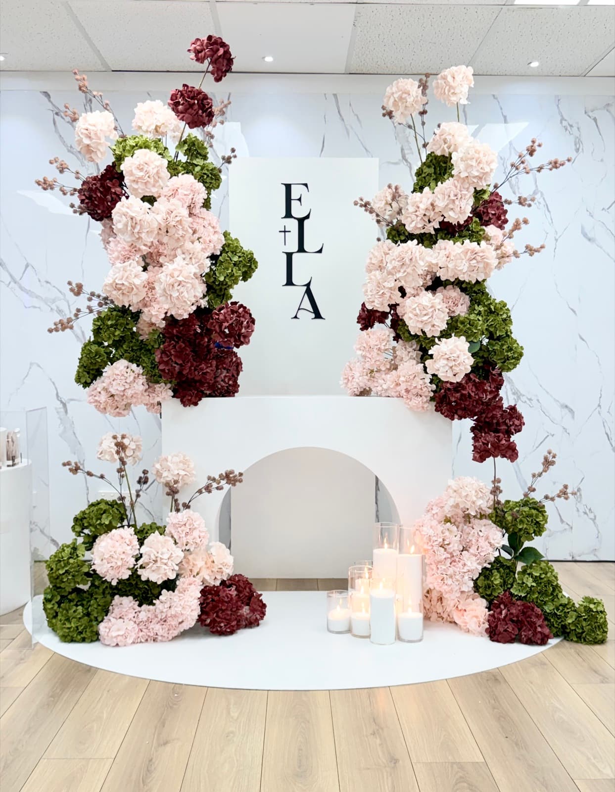 Professional draping and fabric styling for Melbourne events