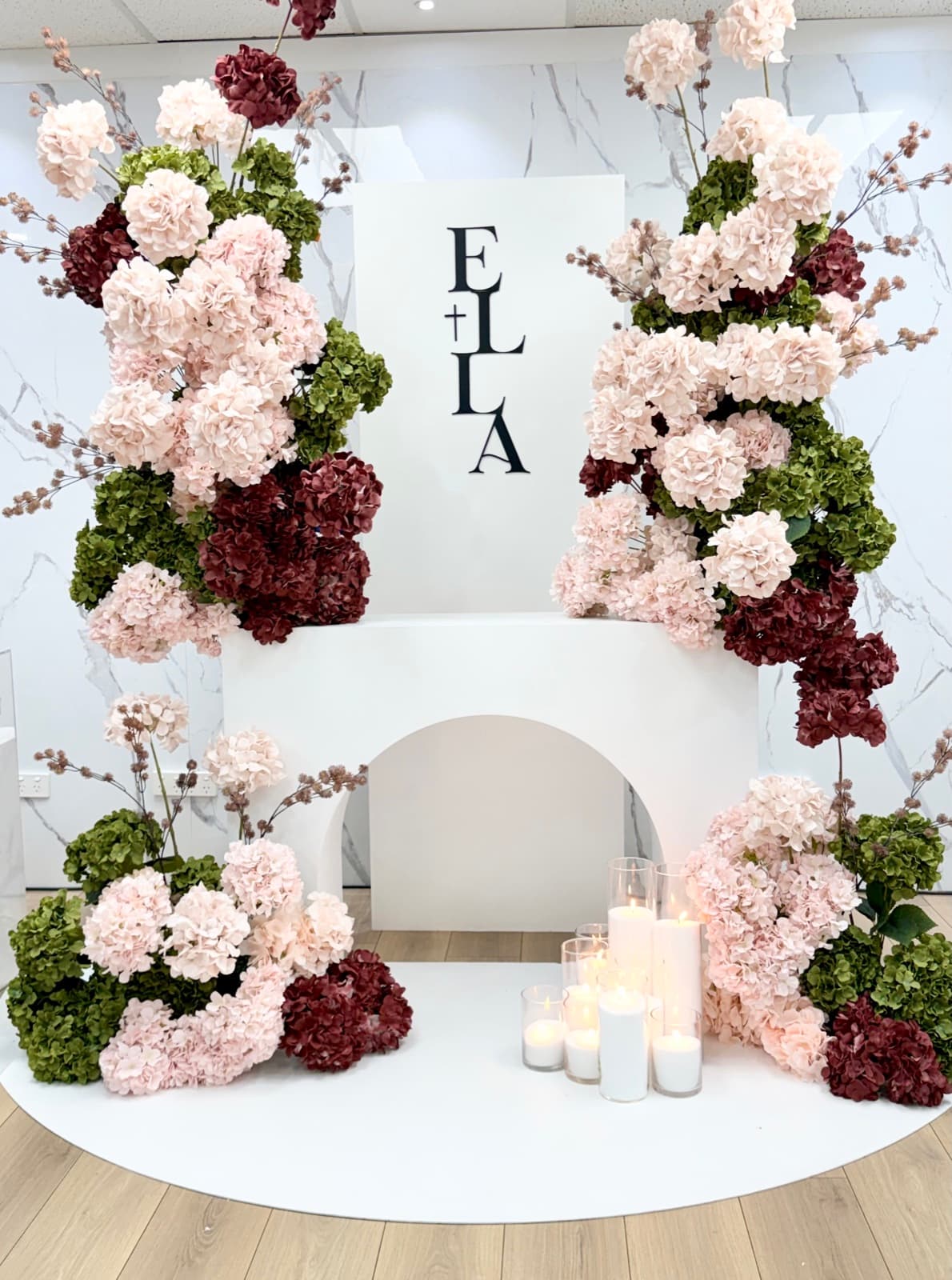 Professional draping and fabric styling for Melbourne events